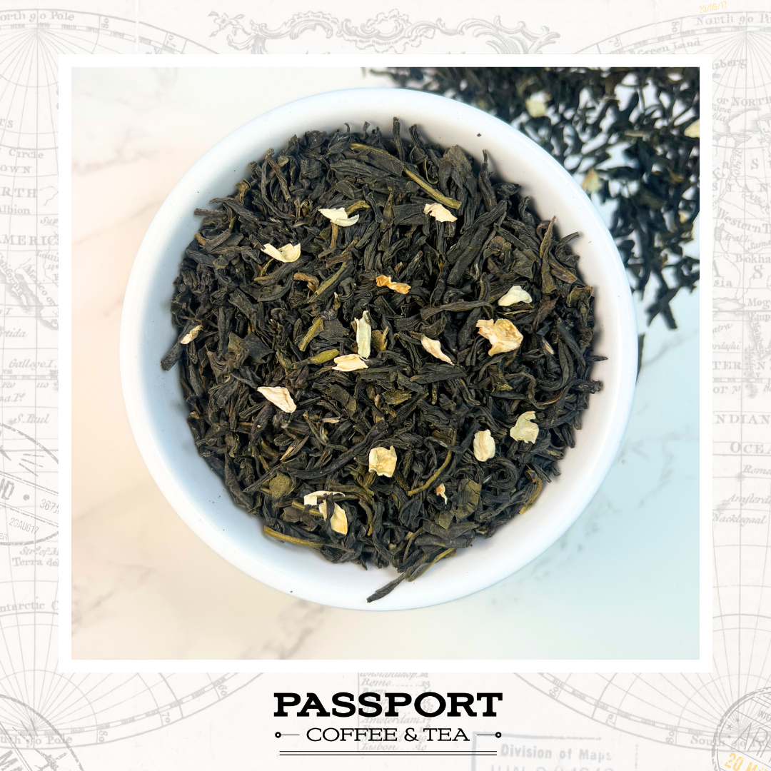 Jasmine with Petals Green Tea – WHOLESALE Passport Coffee & Tea