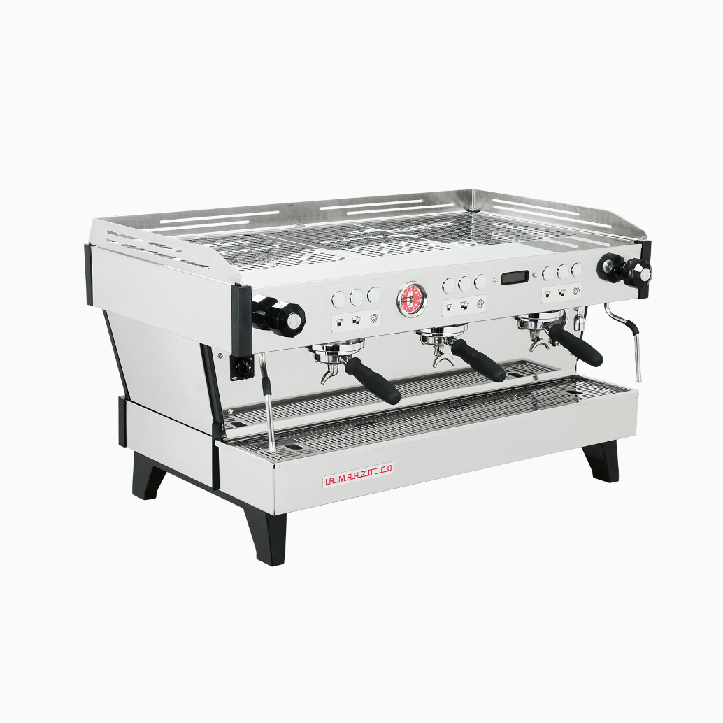La Marzocco Linea PB 3 group, Commercial espresso machine on a white background