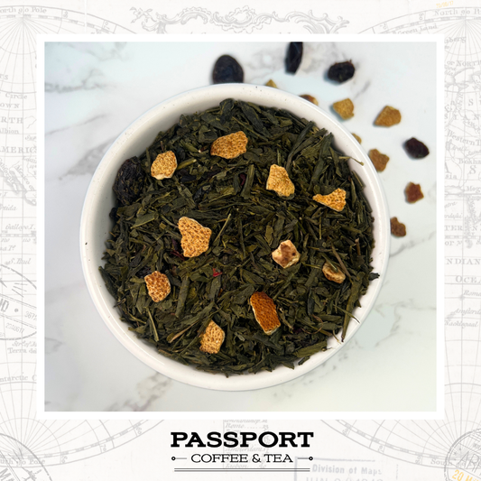 Strawberry Orange Green Tea