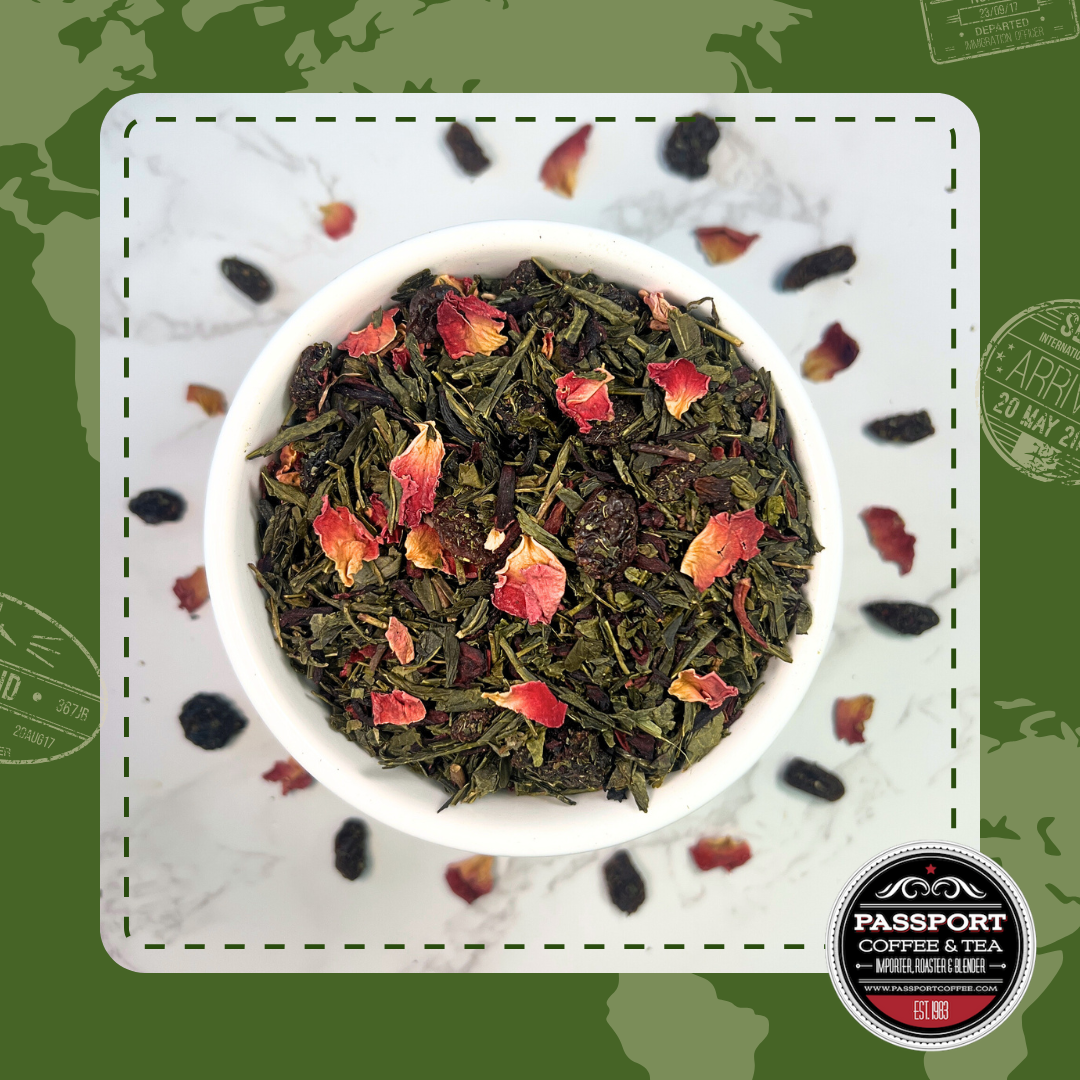 Pomegranate Hibiscus Green Tea