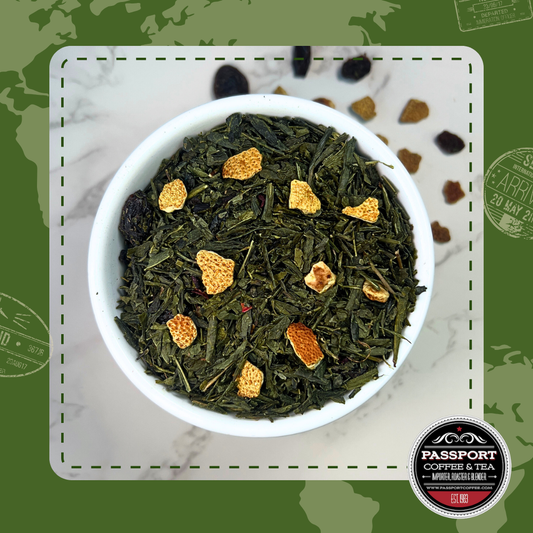 Strawberry Orange Green Tea