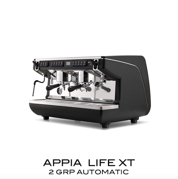 Side viwe of Nuova Simonelli Appia Life -XT, 2 group
